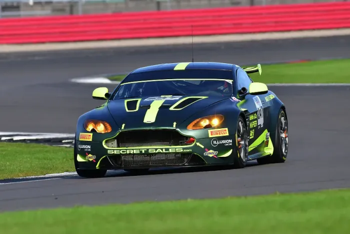 Framed Print : CJ12 3319 Chris Griffin, Aston Martin Vantage GT4 Framed Print : CJ12 3319 Chris Griffin, Aston Martin Vantage GT4