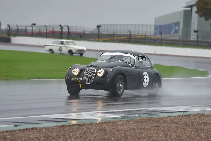 Framed Print : CJ12 3808 Marc Gordon, Jaguar XK150S FHC