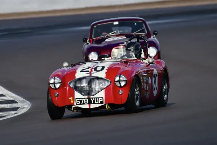 Framed Print : CJ12 4136 Jonathan Abecassis, Austin Healey 100-4 Framed Print : CJ12 4136 Jonathan Abecassis, Austin Healey 100-4