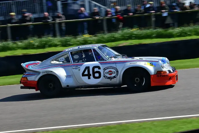 Rights Managed : CJ12 5181 911 Carrera RSR, Martini livery Rights Managed : CJ12 5181 911 Carrera RSR, Martini livery