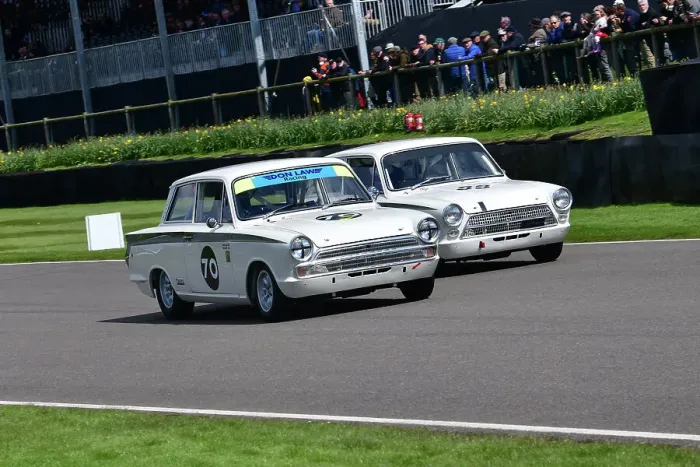 Rights Managed : CJ12 5203 Justin Law, Rob Huff, Ford Lotus Cortina Mk1, Alex Brundle, Julian Thomas, Ford Lotus Cortina Mk1 Rights Managed : CJ12 5203 Justin Law, Rob Huff, Ford Lotus Cortina Mk1, Alex Brundle, Julian Thomas, Ford Lotus Cortina Mk1