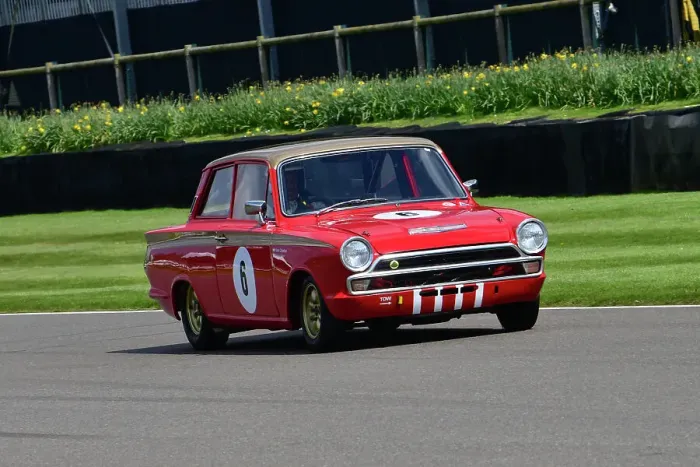 Rights Managed : CJ12 5217 Henry Mann, Karun Chandhok, Ford Lotus Cortina Mk1 Rights Managed : CJ12 5217 Henry Mann, Karun Chandhok, Ford Lotus Cortina Mk1