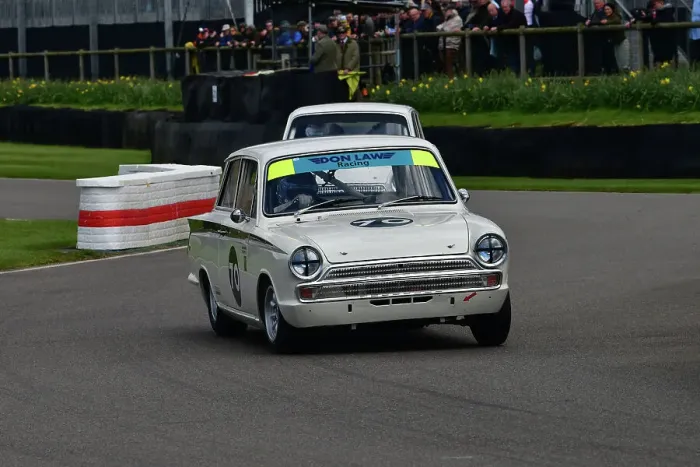 Rights Managed : CJ12 5236 Justin Law, Rob Huff, Ford Lotus Cortina Mk1 Rights Managed : CJ12 5236 Justin Law, Rob Huff, Ford Lotus Cortina Mk1