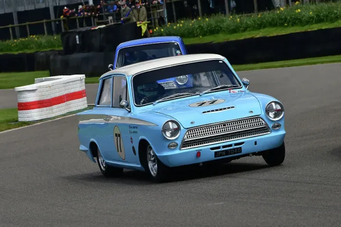 Rights Managed : CJ12 5239 Mark Sumpter, Chris Goodwin, Ford Lotus Cortina Mk1 Rights Managed : CJ12 5239 Mark Sumpter, Chris Goodwin, Ford Lotus Cortina Mk1