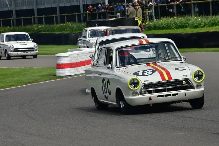 Rights Managed : CJ12 5250 Andy Priaulx, Shaun Lynn, Ford Lotus Cortina Mk1 Rights Managed : CJ12 5250 Andy Priaulx, Shaun Lynn, Ford Lotus Cortina Mk1