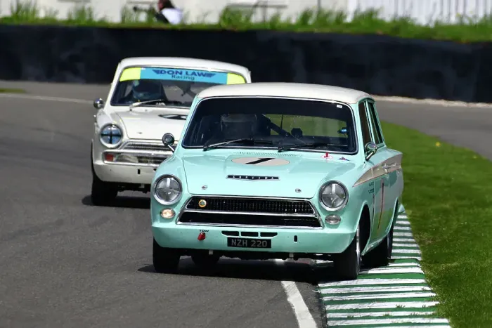 Rights Managed : CJ12 6102 Paddy Shovlin, Tom Kristensen, Ford Lotus Cortina Mk1, Justin Law, Rob Huff, Ford Lotus Cortina Mk1 Rights Managed : CJ12 6102 Paddy Shovlin, Tom Kristensen, Ford Lotus Cortina Mk1, Justin Law, Rob Huff, Ford Lotus Cortina Mk1