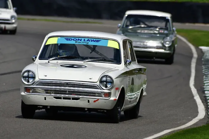 Rights Managed : CJ12 6103 Justin Law, Rob Huff, Ford Lotus Cortina Mk1 Rights Managed : CJ12 6103 Justin Law, Rob Huff, Ford Lotus Cortina Mk1
