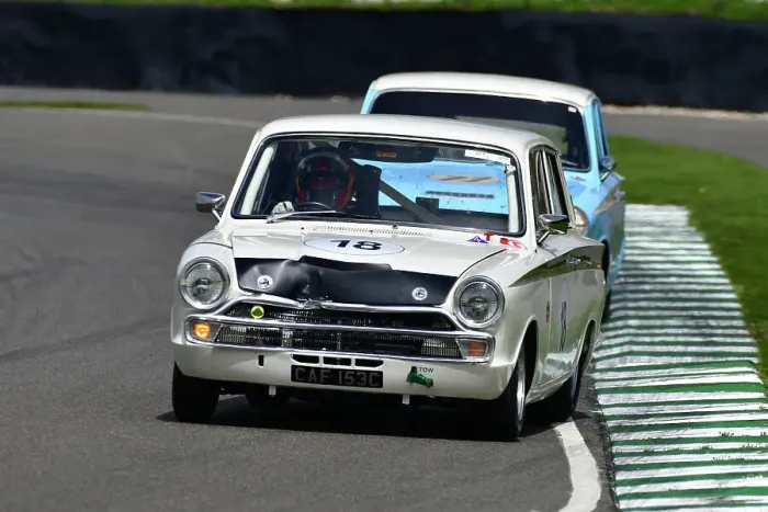 Rights Managed : CJ12 6108 Kyle Tilley, Nicolas Minassian, Ford Lotus Cortina Mk1