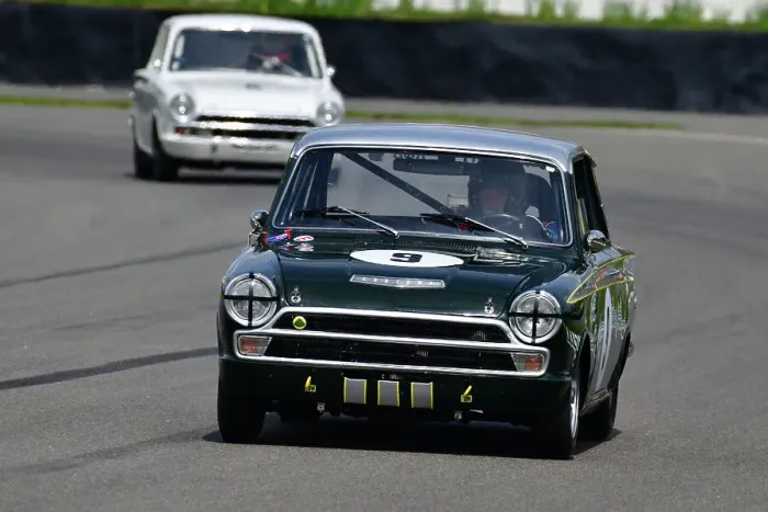Rights Managed : CJ12 6116 Tiff Needell, Jeremy Bailey, Ford Lotus Cortina Mk1 Rights Managed : CJ12 6116 Tiff Needell, Jeremy Bailey, Ford Lotus Cortina Mk1