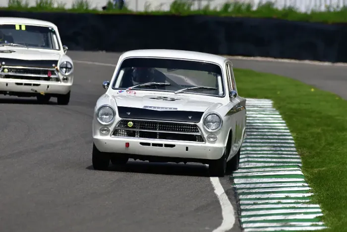 Rights Managed : CJ12 6118 Andrea Stortoni, Emanuele Pirro, Ford Lotus Cortina Mk1 Rights Managed : CJ12 6118 Andrea Stortoni, Emanuele Pirro, Ford Lotus Cortina Mk1