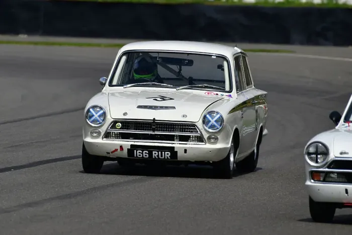Rights Managed : CJ12 6166 Mark Shaw, Dario Franchitti, Ford Lotus Cortina Mk1 Rights Managed : CJ12 6166 Mark Shaw, Dario Franchitti, Ford Lotus Cortina Mk1