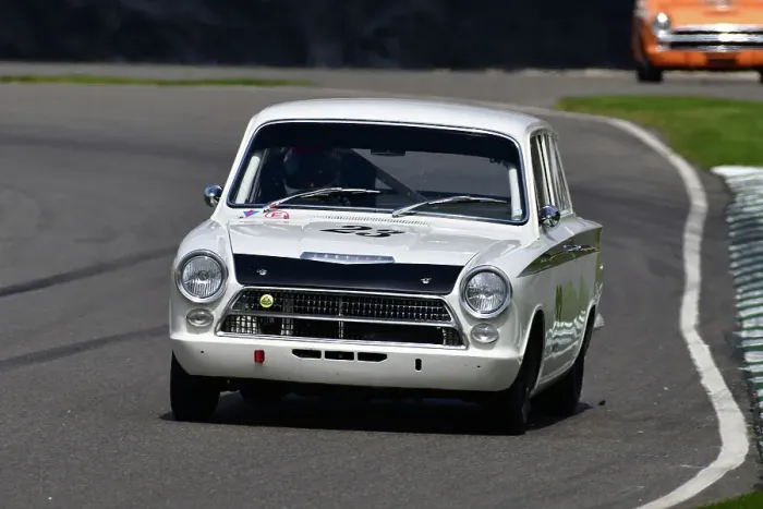 Rights Managed : CJ12 6168 Andrea Stortoni, Emanuele Pirro, Ford Lotus Cortina Mk1 Rights Managed : CJ12 6168 Andrea Stortoni, Emanuele Pirro, Ford Lotus Cortina Mk1