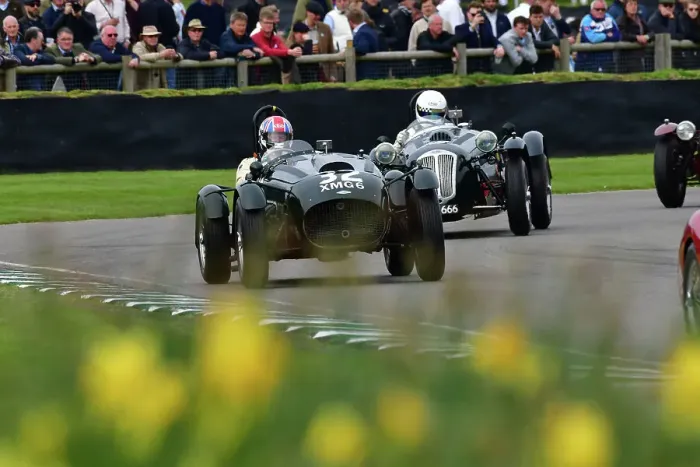 Rights Managed : CJ12 6305 Cliff Gray, Frazer Nash Le Mans replica Rights Managed : CJ12 6305 Cliff Gray, Frazer Nash Le Mans replica
