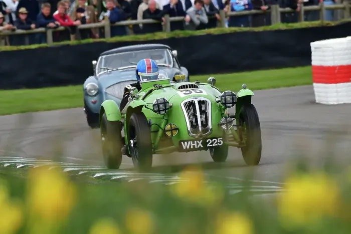 Rights Managed : CJ12 6309 Tim Crighton, Frazer Nash Le Mans replica Rights Managed : CJ12 6309 Tim Crighton, Frazer Nash Le Mans replica