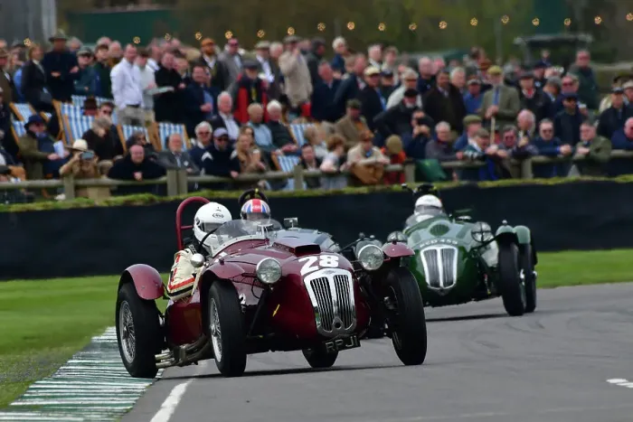 Rights Managed : CJ12 6381 John Ure, Frazer Nash Le Mans replica Rights Managed : CJ12 6381 John Ure, Frazer Nash Le Mans replica