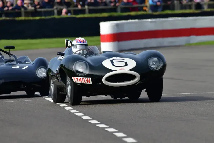 Rights Managed : CJ12 6443 Andy Wallace, Jaguar D-Type Long Nose Rights Managed : CJ12 6443 Andy Wallace, Jaguar D-Type Long Nose