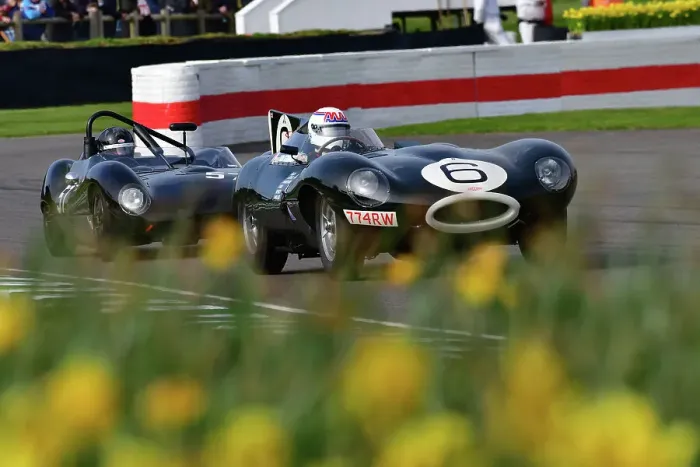 Rights Managed : CJ12 6472 Andy Wallace, Jaguar D-Type Long Nose Rights Managed : CJ12 6472 Andy Wallace, Jaguar D-Type Long Nose