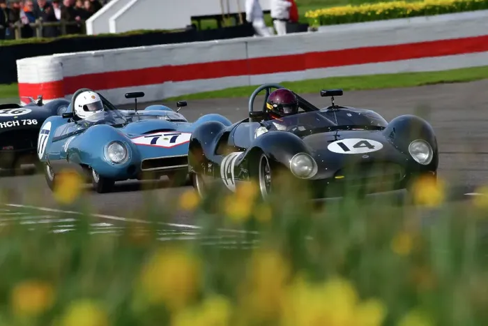 Rights Managed : CJ12 6475 Ollie Crosthwaite, Cooper-Climax T49 Monaco, Vincent Jannsens, Lotus-Climax 15 Rights Managed : CJ12 6475 Ollie Crosthwaite, Cooper-Climax T49 Monaco, Vincent Jannsens, Lotus-Climax 15