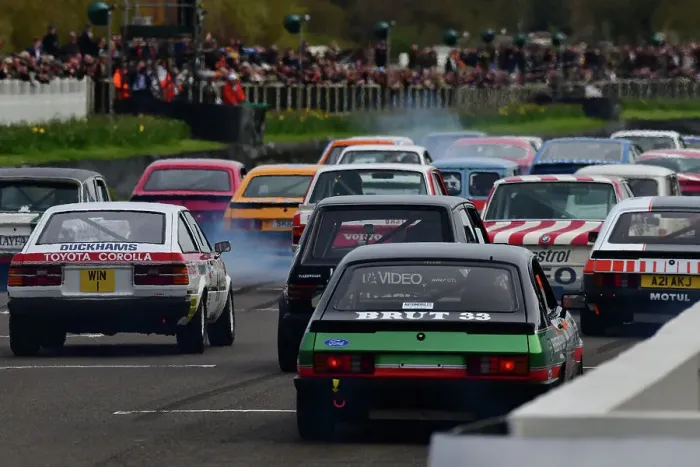 Rights Managed : CJ12 6666 The start, seen from the back of the grid Rights Managed : CJ12 6666 The start, seen from the back of the grid