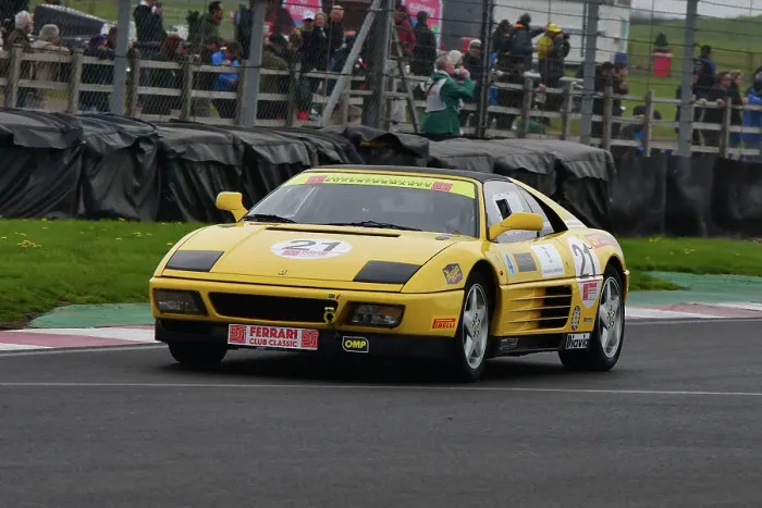 Framed Print : CJ12 6867 Robin Biesbroek, Ferrari 348 Challenge