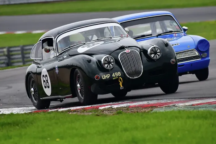 Framed Print : CJ12 7248 Marc Gordon, Jaguar XK150S FHC