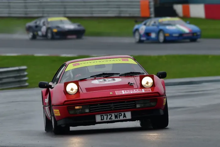 Framed Print : CJ12 7498 Pauline Goodwin, Ferrari 328 GTB