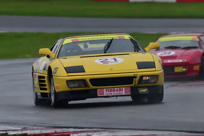 Framed Print : CJ12 7505 Robin Biesbroek, Ferrari 348 Challenge