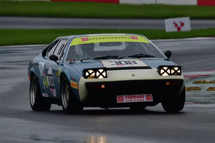Framed Print : CJ12 7521 Nick Whittaker, Ferrari 308 GT4