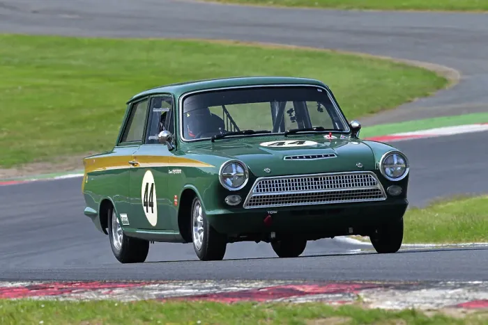 Framed Print : CJ12 9168 David Dickenson, Ford Lotus Cortina Framed Print : CJ12 9168 David Dickenson, Ford Lotus Cortina