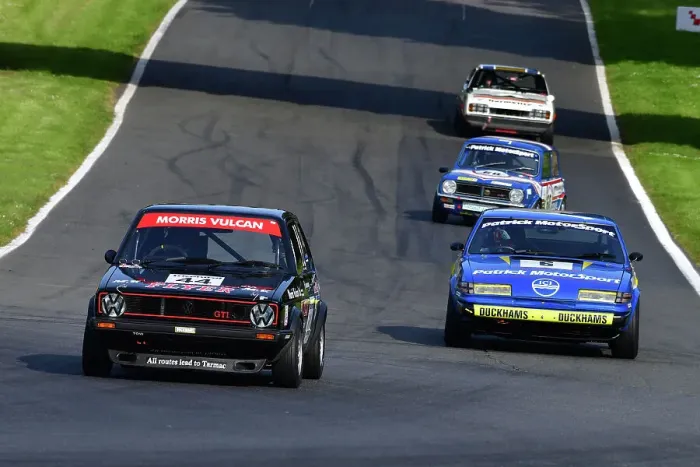 Framed Print : CJ12 9441 Jim Morris, Mat Jackson, Volkswagen Golf GTi Mk1, Mike Whitaker Snr, Patrick Motorsport Rover SD1