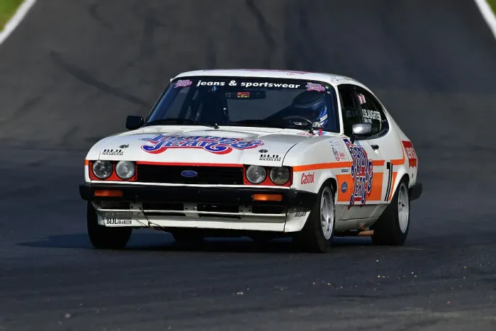 Framed Print : CJ12 9472 James Slaughter, Ford Capri, Frank & Jean Framed Print : CJ12 9472 James Slaughter, Ford Capri, Frank & Jean
