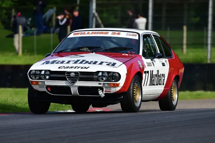 Framed Print : CJ12 9549 James Gibbons, Kei Ando, Alfa Romeo Alfetta GTV Framed Print : CJ12 9549 James Gibbons, Kei Ando, Alfa Romeo Alfetta GTV