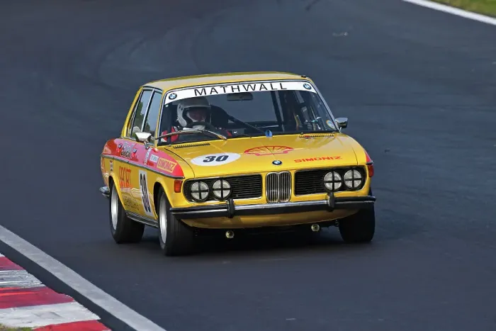 Framed Print : CJ12 9631 James Colburn, BMW 3 litre Si Framed Print : CJ12 9631 James Colburn, BMW 3 litre Si