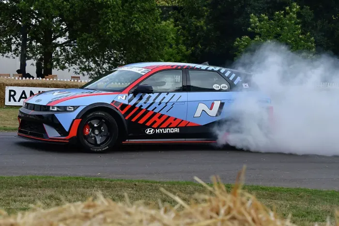 Rights Managed : CJ13 0170 Hyundai IONIQ 5 N Drift Spec