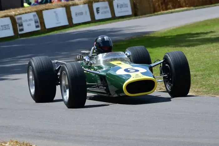 Rights Managed : CJ13 0222 Ken Pritchard-Jones, Lotus-Cosworth 49