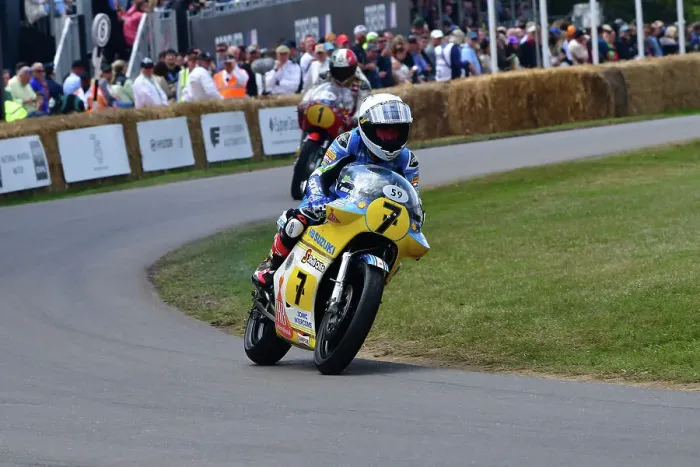 Rights Managed : CJ13 0342 Kirk Farrow, Suzuki X35 RG500 Rights Managed : CJ13 0342 Kirk Farrow, Suzuki X35 RG500
