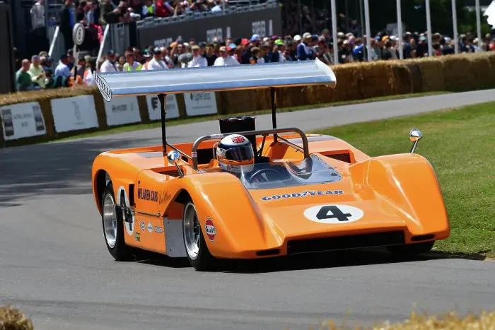 Rights Managed : CJ13 0516 Derek Bell, McLaren-Chevrolet M8B Rights Managed : CJ13 0516 Derek Bell, McLaren-Chevrolet M8B
