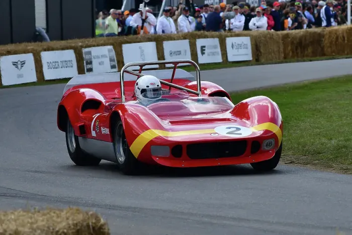 Rights Managed : CJ13 0525 Andrew Wareing, David Clark, McLaren-Oldsmobile M1B Rights Managed : CJ13 0525 Andrew Wareing, David Clark, McLaren-Oldsmobile M1B