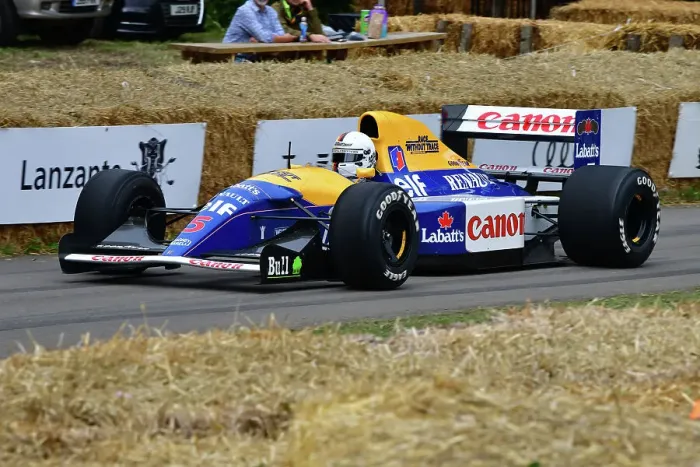 Rights Managed : CJ13 0565 Sebastian Vettel, Williams-Renault FW14B Rights Managed : CJ13 0565 Sebastian Vettel, Williams-Renault FW14B