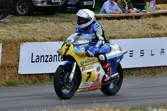 Rights Managed : CJ13 0600 Kirk Farrow, Suzuki X35 RG500 Rights Managed : CJ13 0600 Kirk Farrow, Suzuki X35 RG500