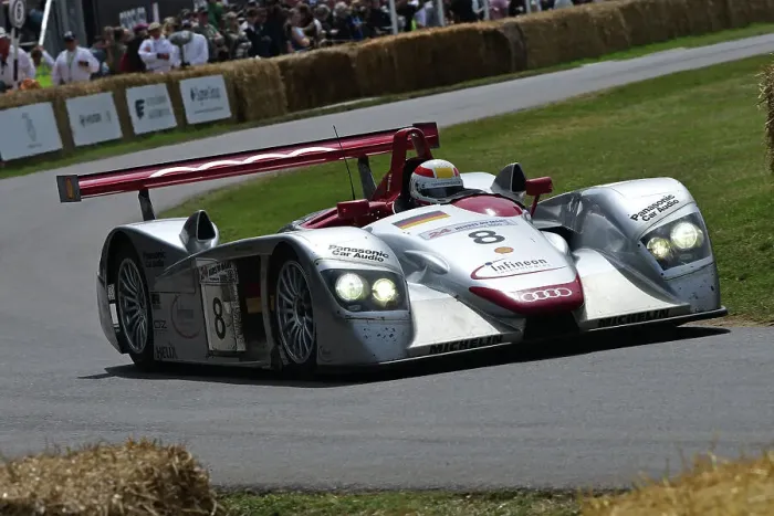 Rights Managed : CJ13 0751 Tom Kristensen, Audi R8 Rights Managed : CJ13 0751 Tom Kristensen, Audi R8