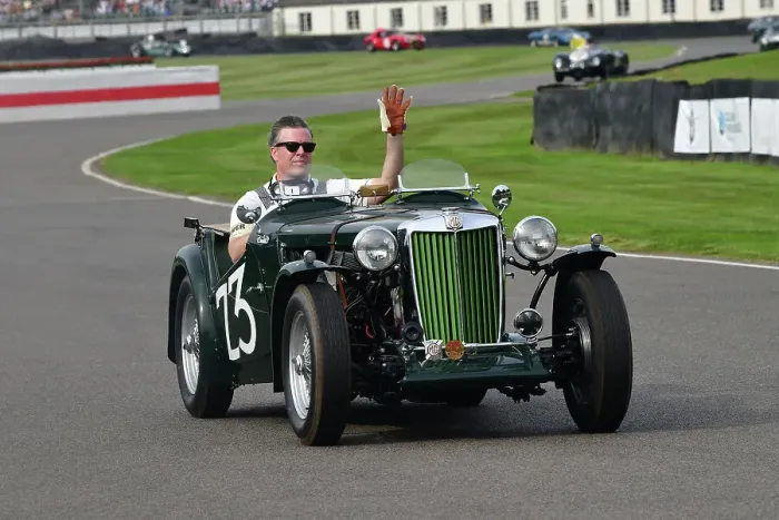 Rights Managed : CJ13 1290 Aaron Shelby, 1959 MG TC, Carroll Shelby's first racing car Rights Managed : CJ13 1290 Aaron Shelby, 1959 MG TC, Carroll Shelby's first racing car