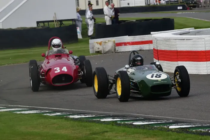 Rights Managed : CJ13 1404 Clinton McCarthy, Lotus-Climax 18, John Spiers, Maserati 250F Rights Managed : CJ13 1404 Clinton McCarthy, Lotus-Climax 18, John Spiers, Maserati 250F