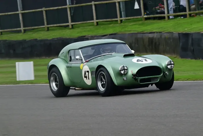 Rights Managed : CJ13 1501 Romain Dumas, Bill Shepherd, AC Cobra Rights Managed : CJ13 1501 Romain Dumas, Bill Shepherd, AC Cobra