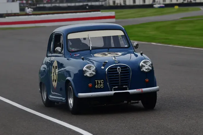 Rights Managed : CJ13 1877 Marino Franchitti, Chris Harris, Austin A35 Rights Managed : CJ13 1877 Marino Franchitti, Chris Harris, Austin A35
