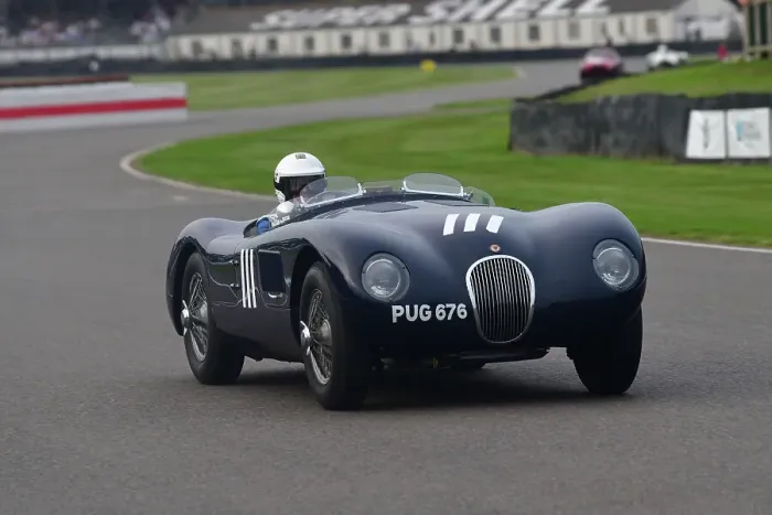 Rights Managed : CJ13 2036 Ben Cussons, Mike Malone, Jaguar C-Type Rights Managed : CJ13 2036 Ben Cussons, Mike Malone, Jaguar C-Type