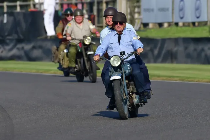 Rights Managed : CJ13 2102. Track Parade - Motorcycle Celebration Rights Managed : CJ13 2102. Track Parade - Motorcycle Celebration