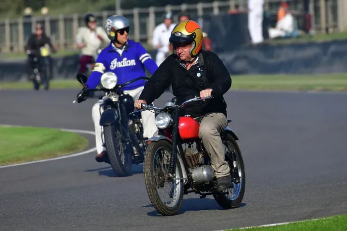 Rights Managed : CJ13 2115. Track Parade - Motorcycle Celebration