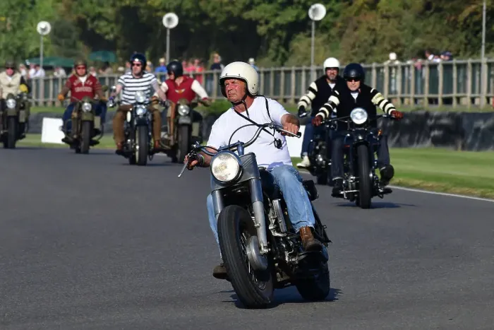 Rights Managed : CJ13 2165. Track Parade - Motorcycle Celebration Rights Managed : CJ13 2165. Track Parade - Motorcycle Celebration