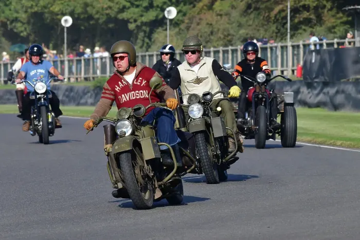 Rights Managed : CJ13 2173 Military Harley Davidsons Rights Managed : CJ13 2173 Military Harley Davidsons